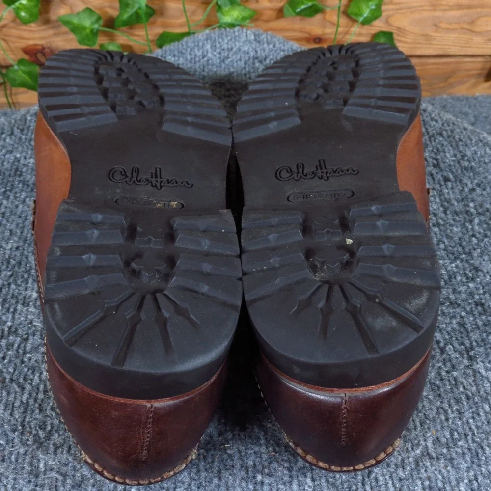 Cole Haan C07895 Mens Penny Loafer Size 10.5 Dress Work Brown Leather Lug Sole